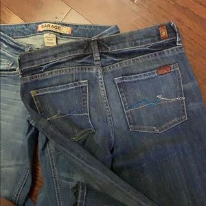 ❤️7 for all mankind jean + Garage